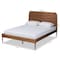 Baxton Studio Kassidy Traditional Walnut Brown Finished Wood Platform Bed-King 192-11497-ZORO - alternate 5